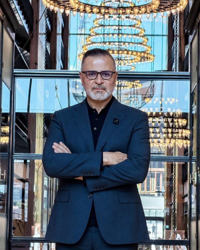 Sam Bayat, founder of Bayat Group, photographed in Dubai.